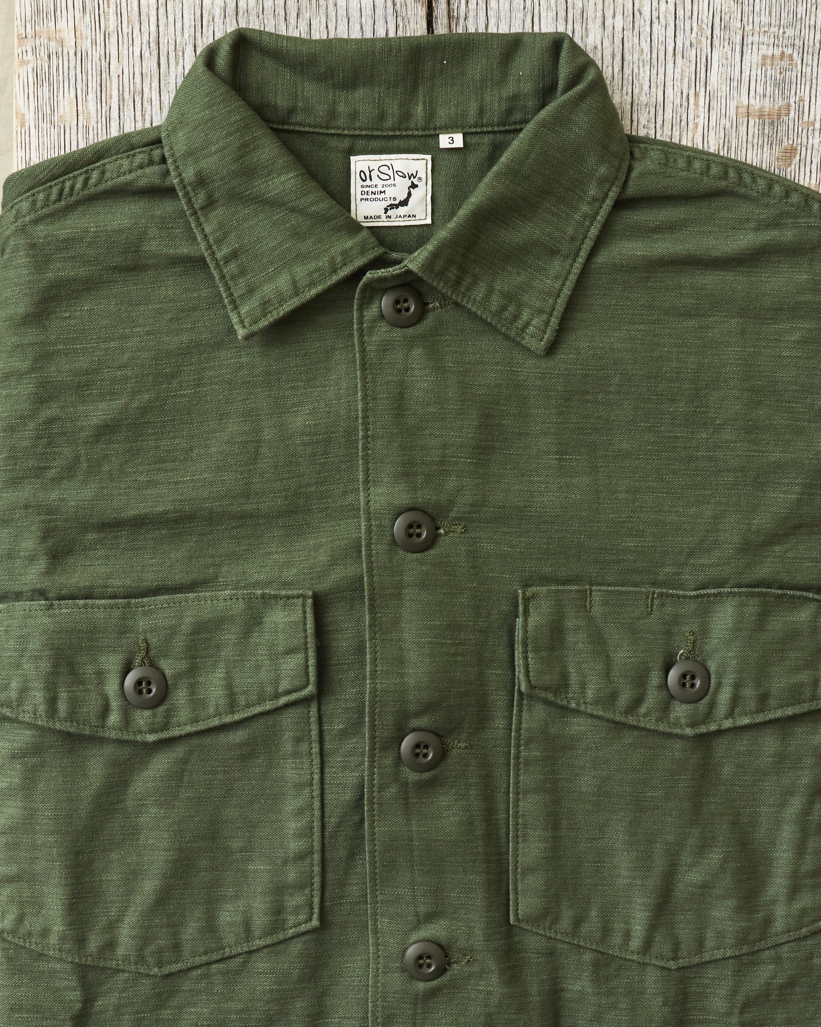 OrSlow 03-8045-16K US Army Fatigue Shirt – Second Sunrise