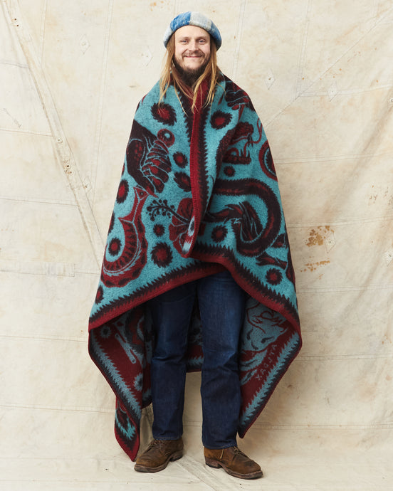 Björn Atldax × Indigofera Kali Wool Blanket