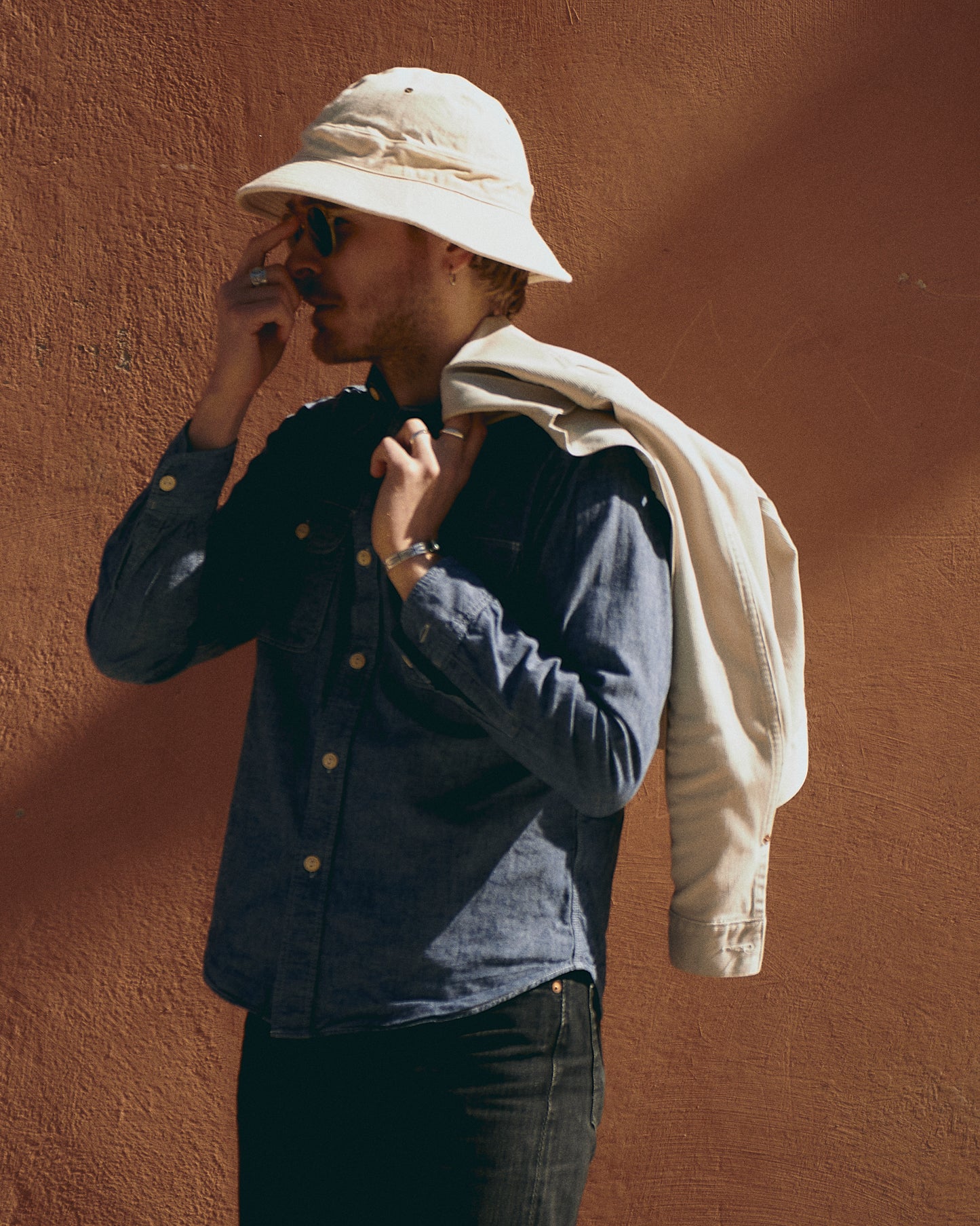 Papa Nui Cap Co. Fleet Training Natural HBT Hat