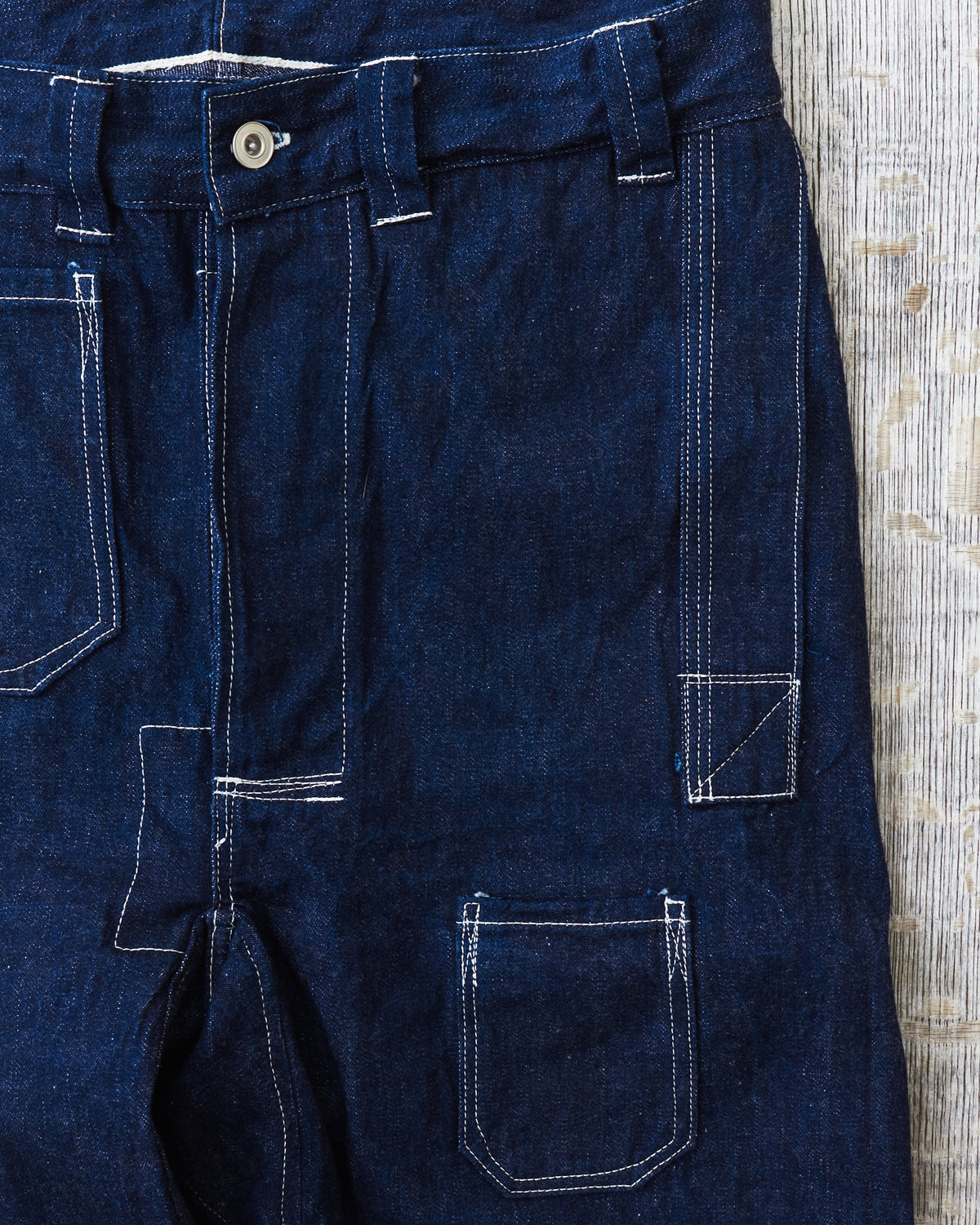 Warehouse & Co X John Gluckow Lot JG-01 1910s Netmaker's Trousers One Wash
