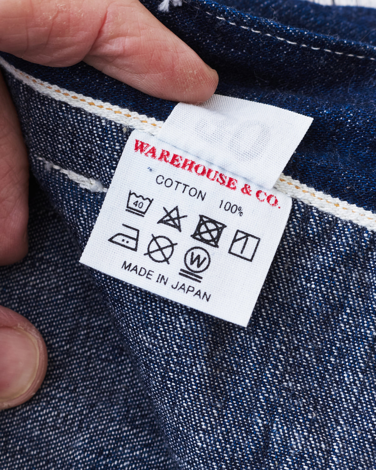 Warehouse & Co X John Gluckow Lot JG-01 1910s Netmaker's Trousers One Wash