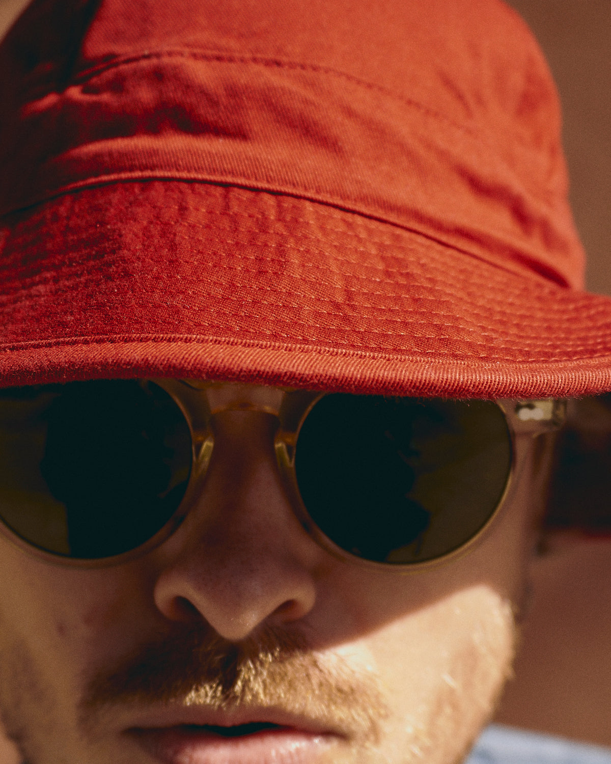 Papa Nui Cap Co. Sierra Red Cotton Hat
