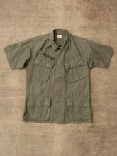 Vintage 1968 US Army Ripstop Tropical Short Sleeved Jacket Size: Small Short