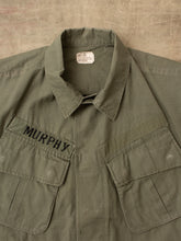 Vintage 1968 US Army Ripstop Tropical Short Sleeved Jacket Size: Small Short