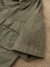 Vintage 1968 US Army Ripstop Tropical Short Sleeved Jacket Size: Small Short