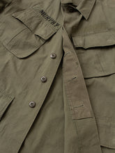 Vintage 1968 US Army Ripstop Tropical Short Sleeved Jacket Size: Small Short