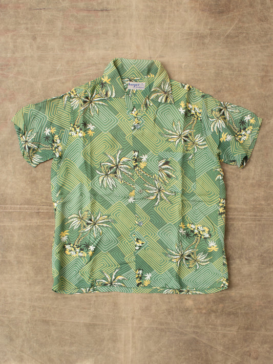Vintage 50's Harper Sportswear Hawaiian Shirt Size M