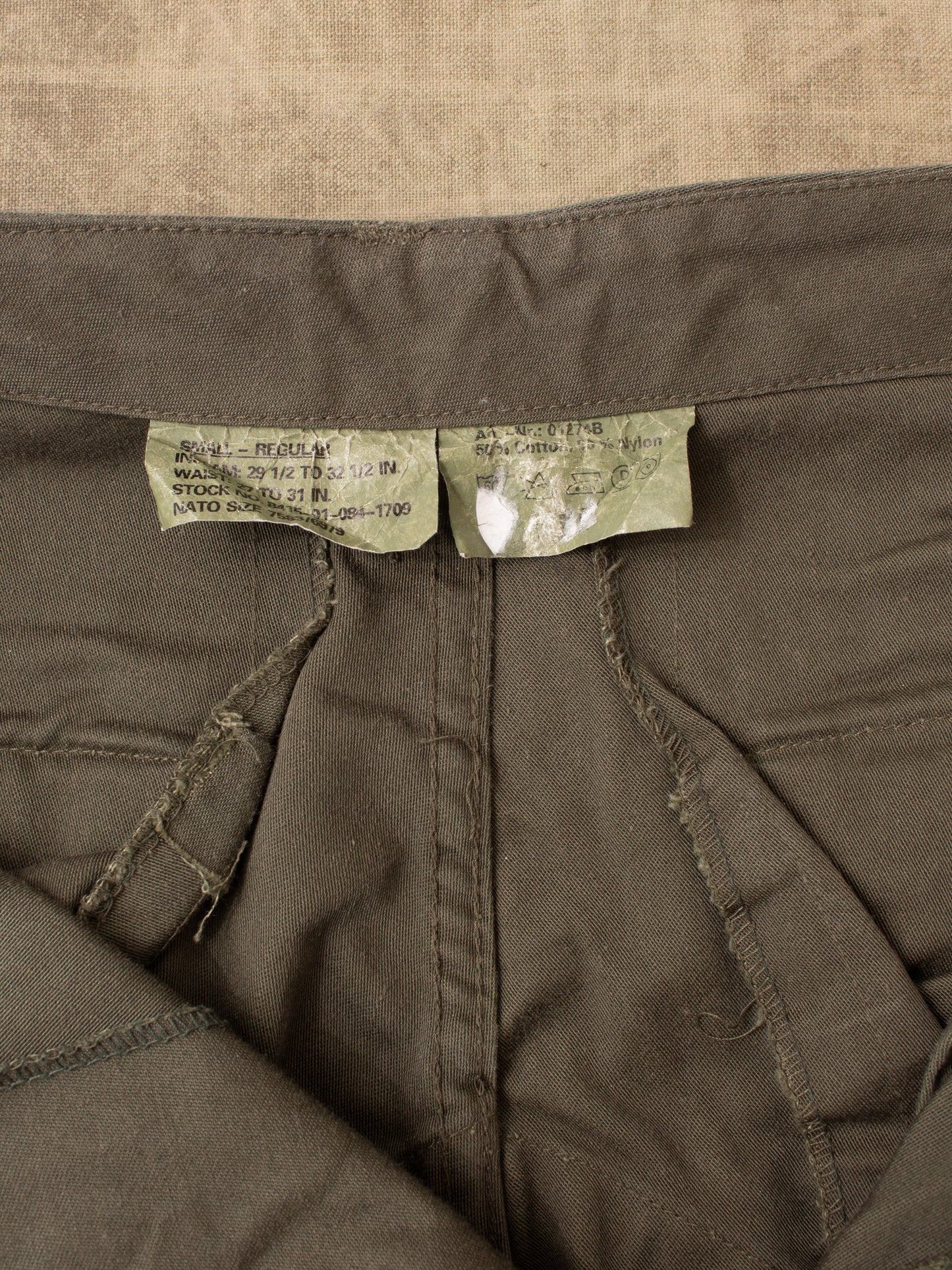 Vintage 1995 US Army Field Trousers Small Regular