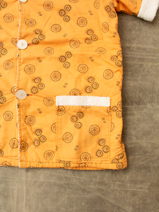 Vintage 50's Laguna Cabana Shirt Terry Cloth Lining