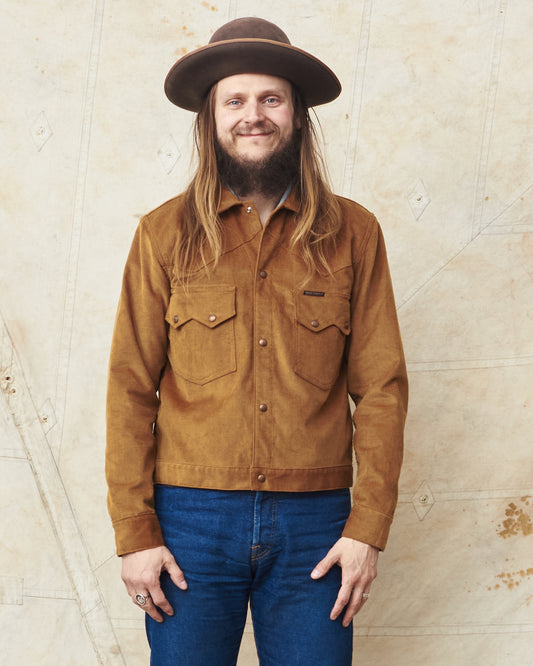 Indigofera Cooper Jacket Corduroy Gold