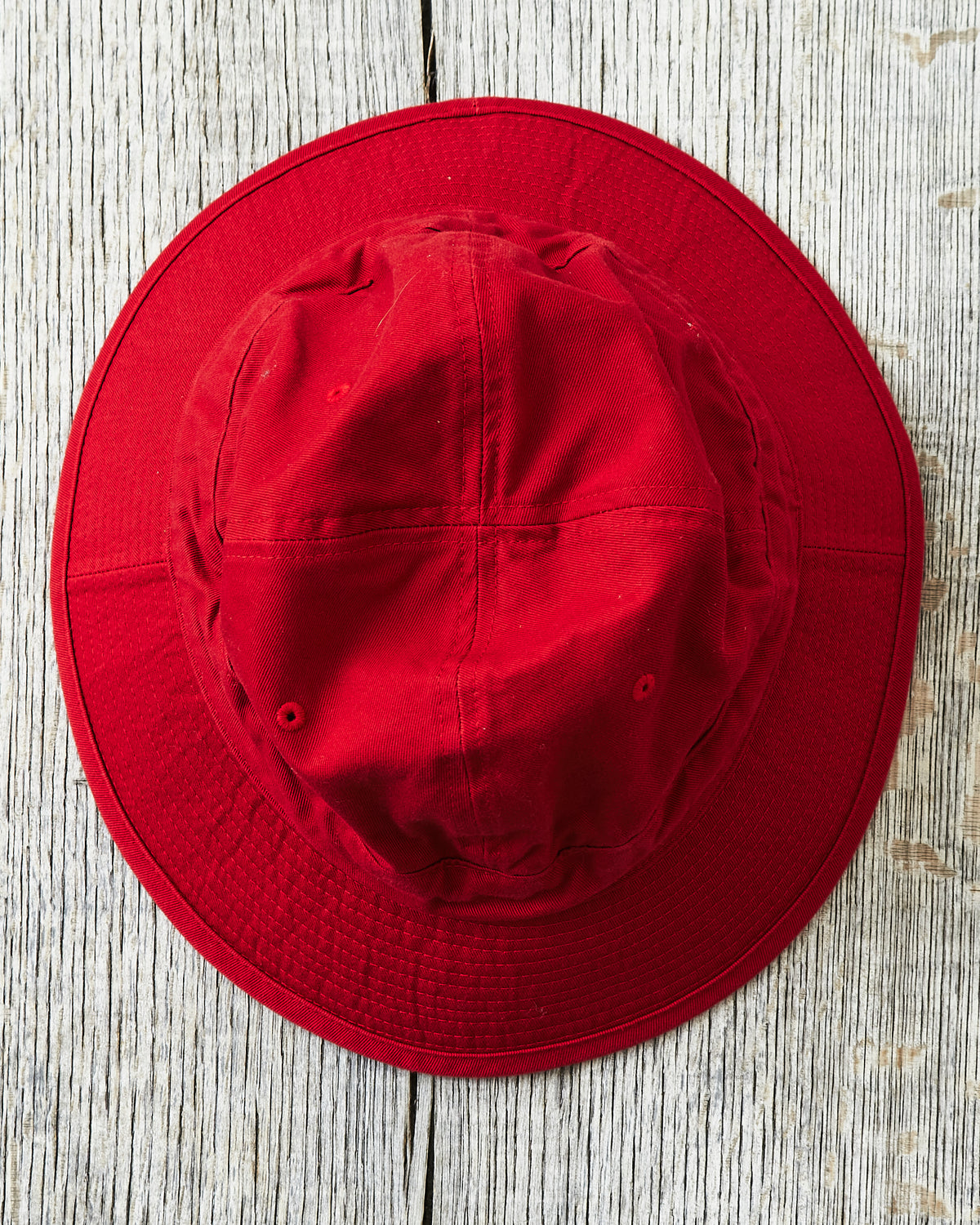 Papa Nui Cap Co. Sierra Red Cotton Hat