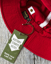 Papa Nui Cap Co. Sierra Red Cotton Hat