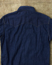 Second Hand Joe McCoy Sawtooth Denim Western Shirt Size M (15-15,1/2)