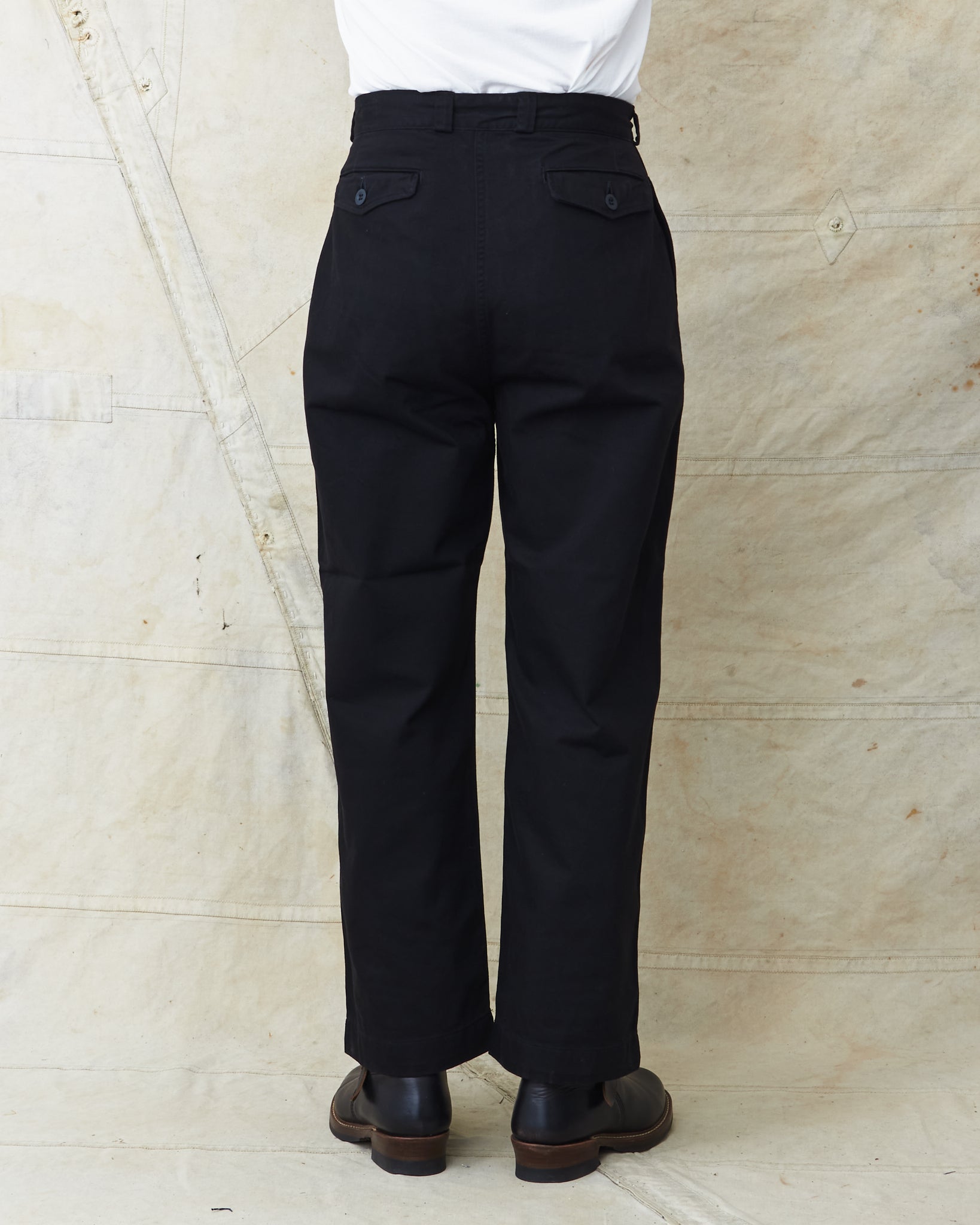 パンツ orSlow M-52 FRENCH ARMY TROUSER WIDE FIT orSlow M-52 French Army Trouser (Wide Fit) - Black | Article.
