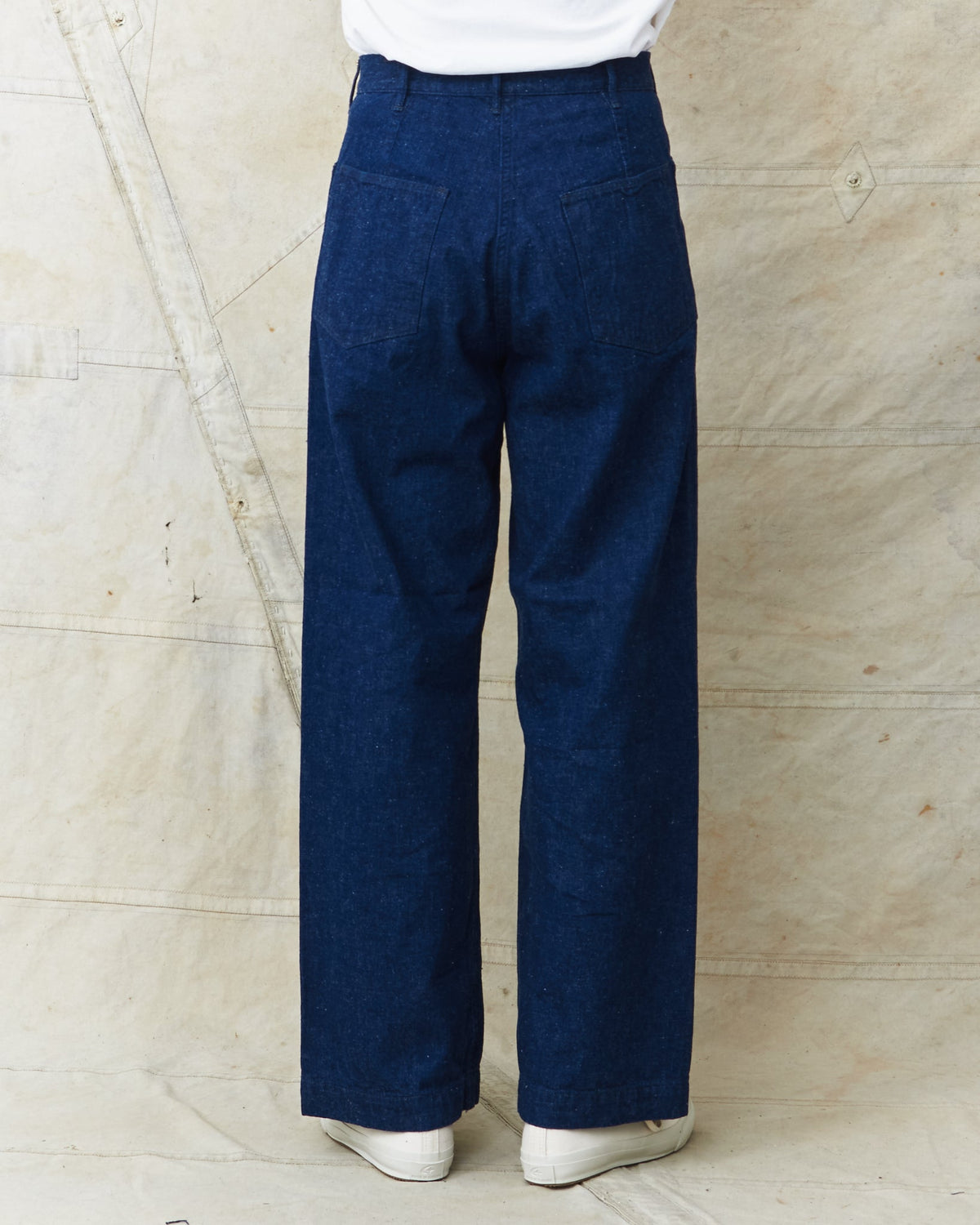OrSlow Piped Straight Denim Pants