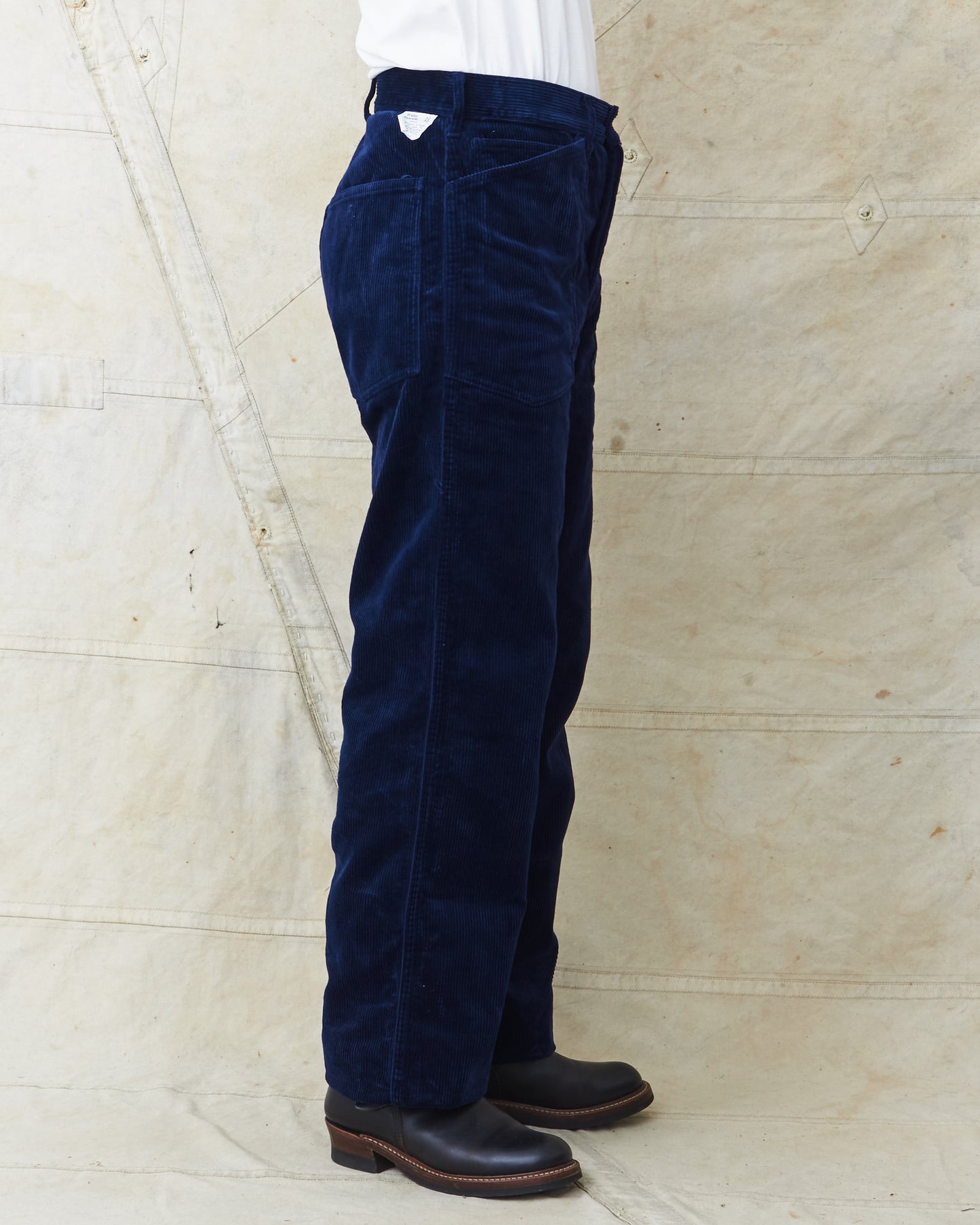 Buzz Rickson's Aviation Associates US Army Working Trousers Corduroy Navy BR42393