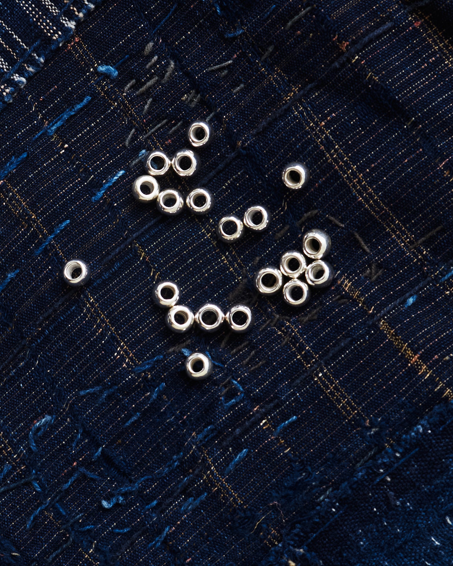 Larry Smith Silver Plain Bead OT-B0163