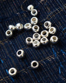 Larry Smith Silver Plain Bead OT-B0163