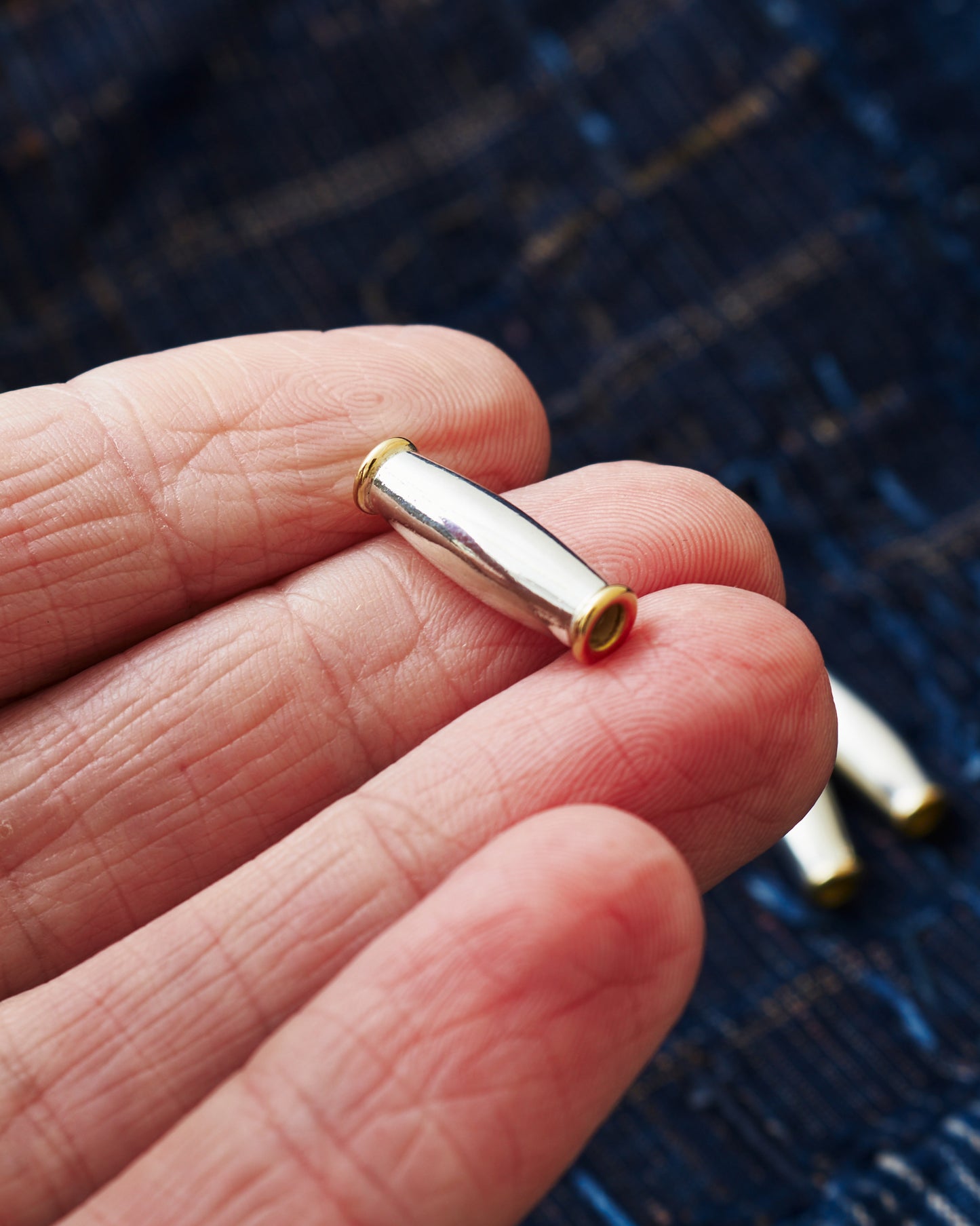 Larry Smith Melon Bead OT-B0162 (18K GOLD ACCENT)