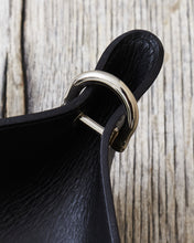 Lone Wolf Leather Leather Bowl Black Oiled Tärnsjö Veg Tanned