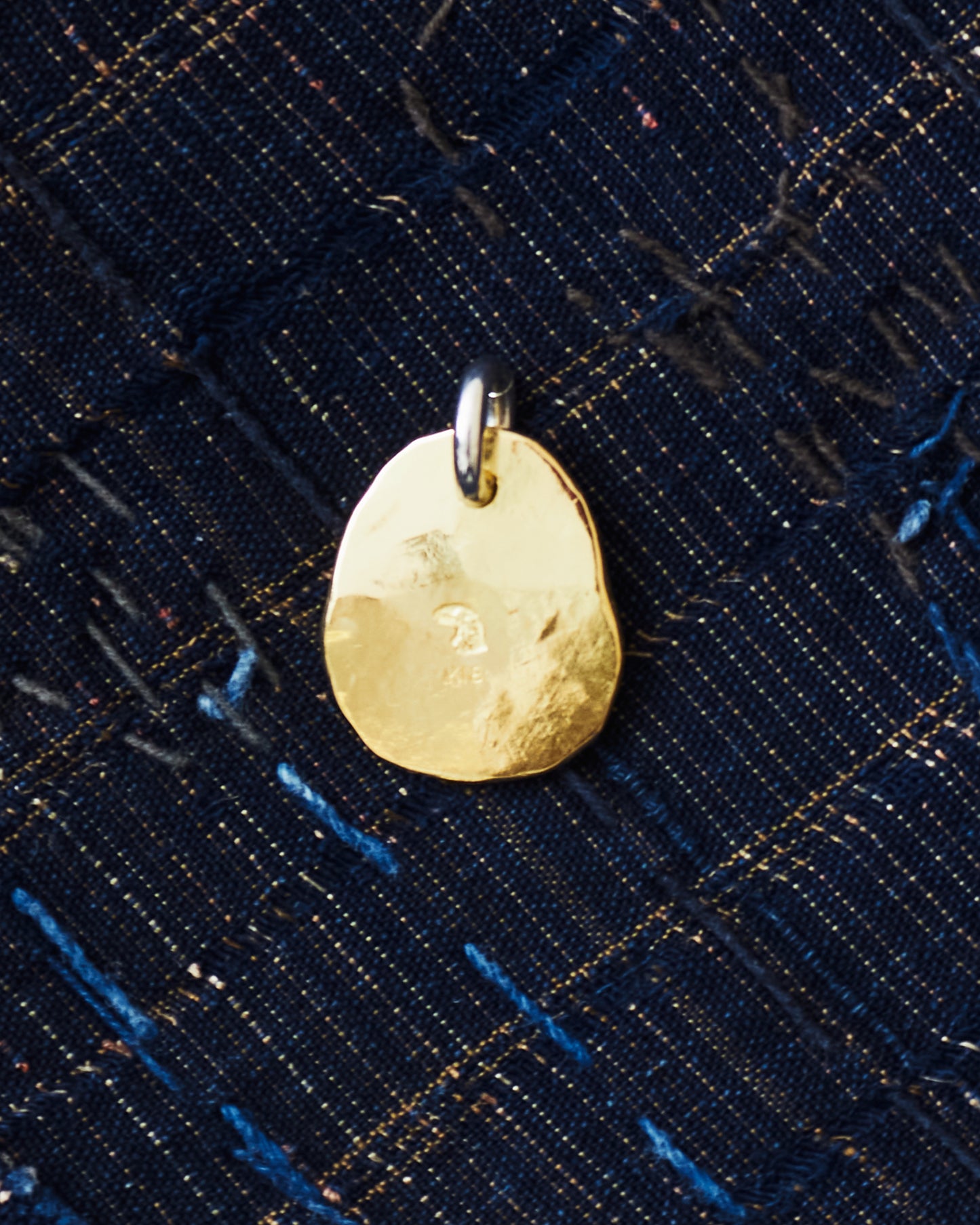 Larry Smith 18K Gold Eagle Head Pendant EFNL-0038