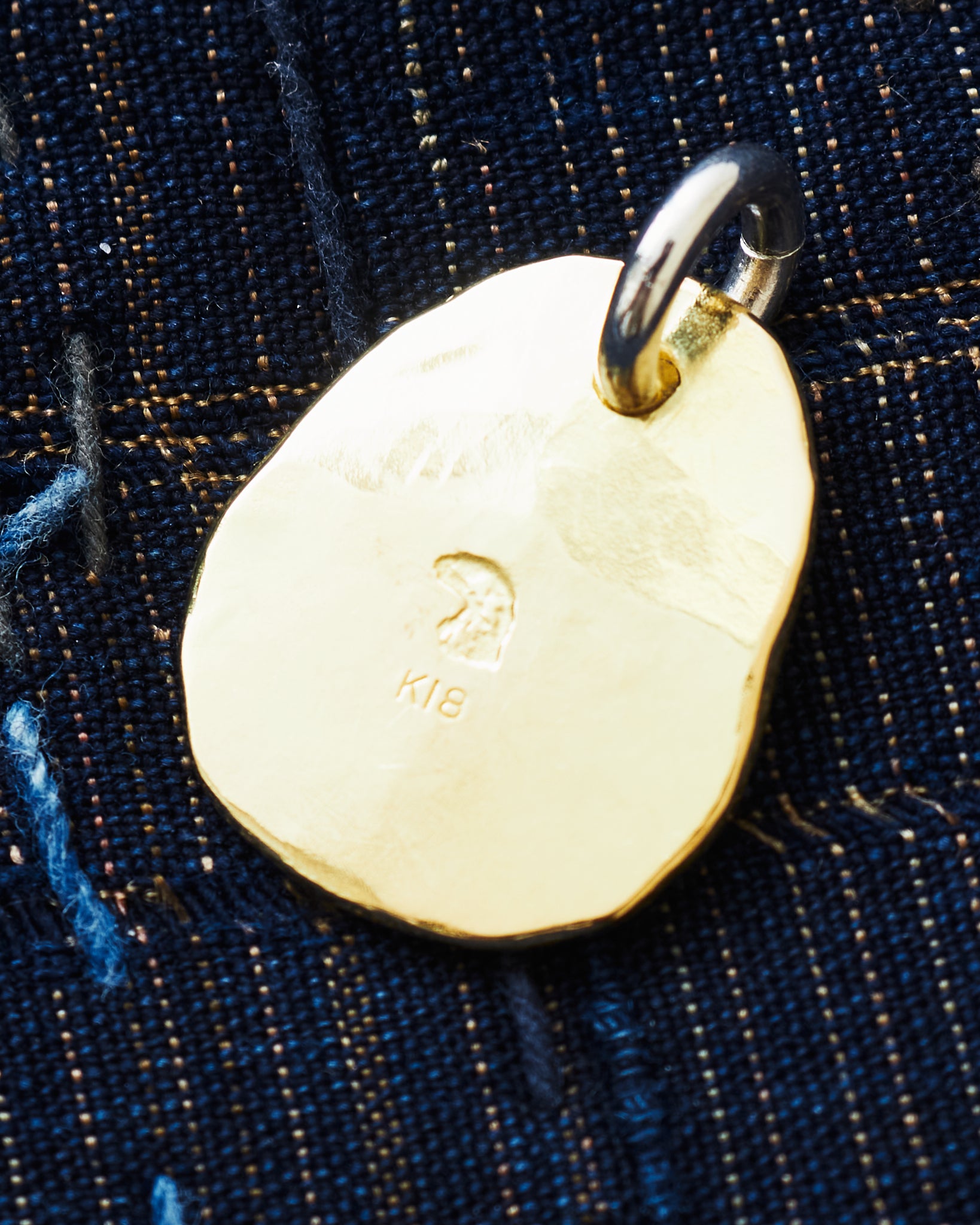 Larry Smith 18K Gold Eagle Head Pendant EFNL-0038 – Second