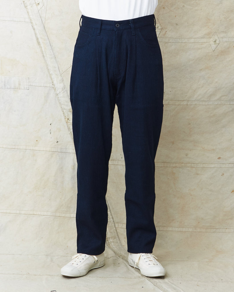 Japan Blue JBJE15003A Sashiko Wide Tapered Pants – Second