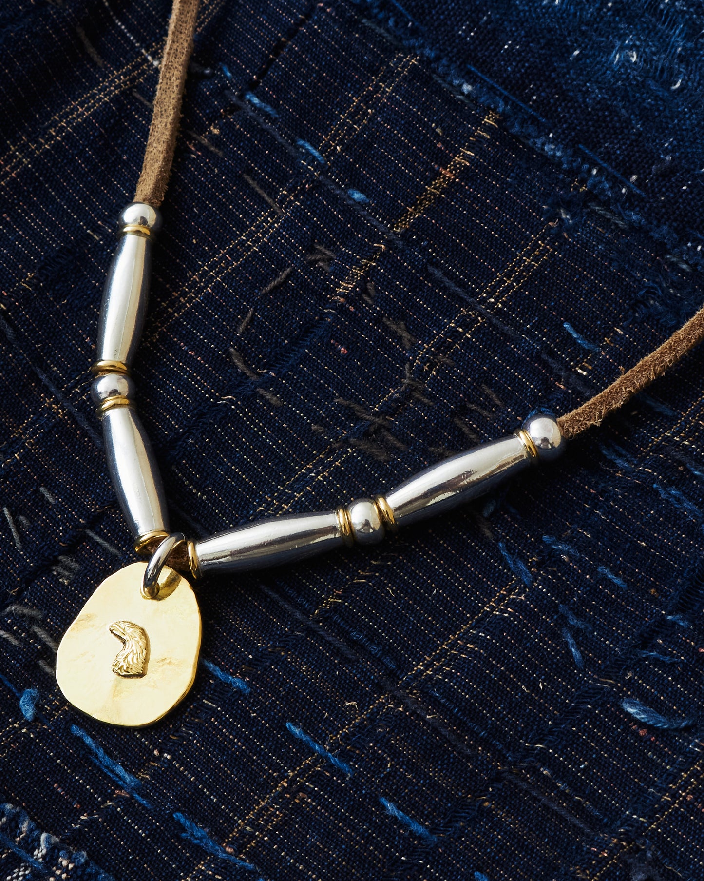 Larry Smith Melon Bead OT-B0162 (18K GOLD ACCENT)