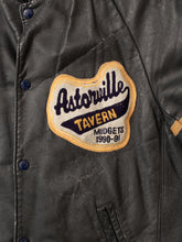 Vintage 1990-91 Astonville Tavern Leather Varsity Jacket Size 40