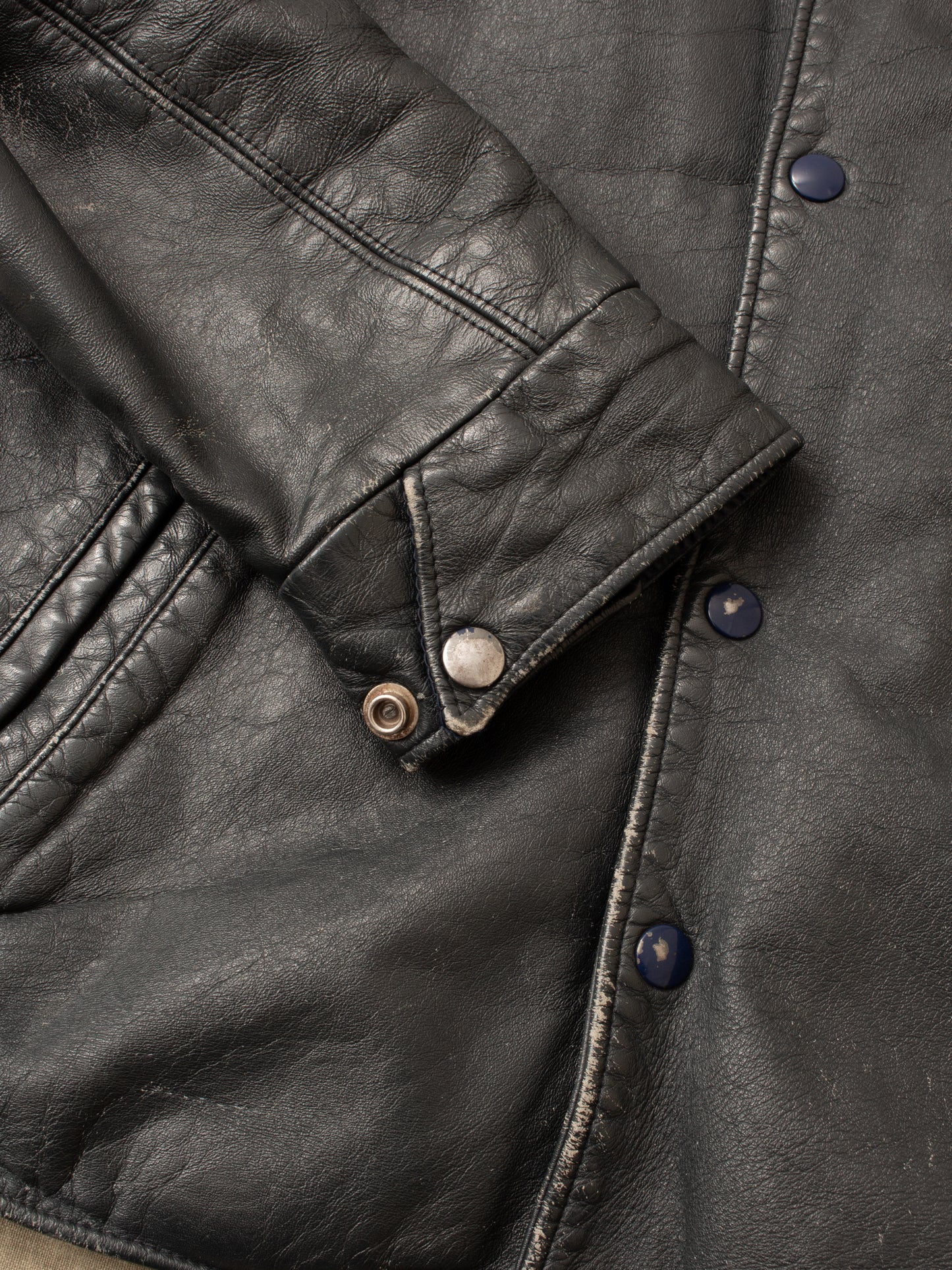 Vintage 1990-91 Astonville Tavern Leather Varsity Jacket Size 40