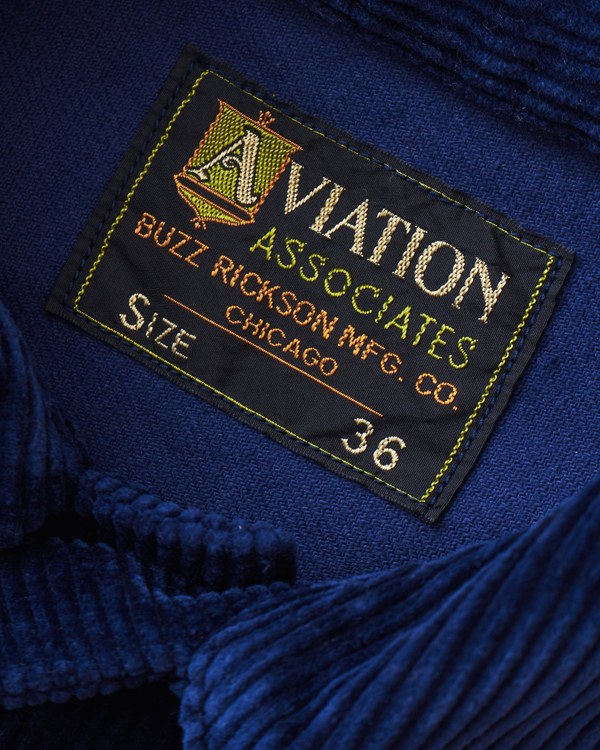 Buzz Rickson's Aviation Associates U.S. Army Working Jacket Corduroy Navy
