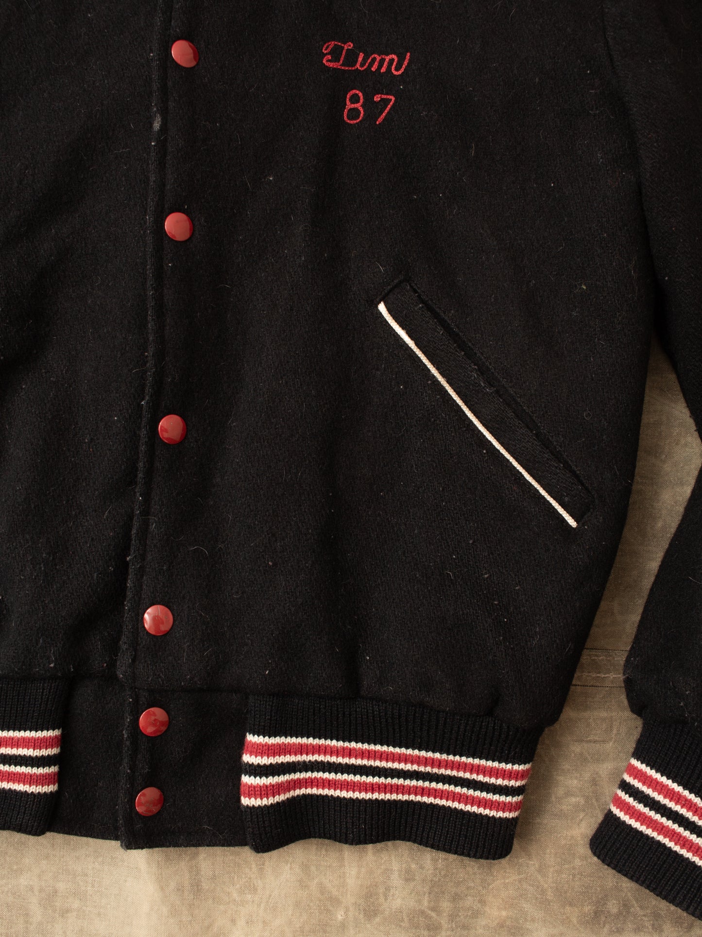 Vintage 1987 The Standard Pennant co Wool Varsity Jacket