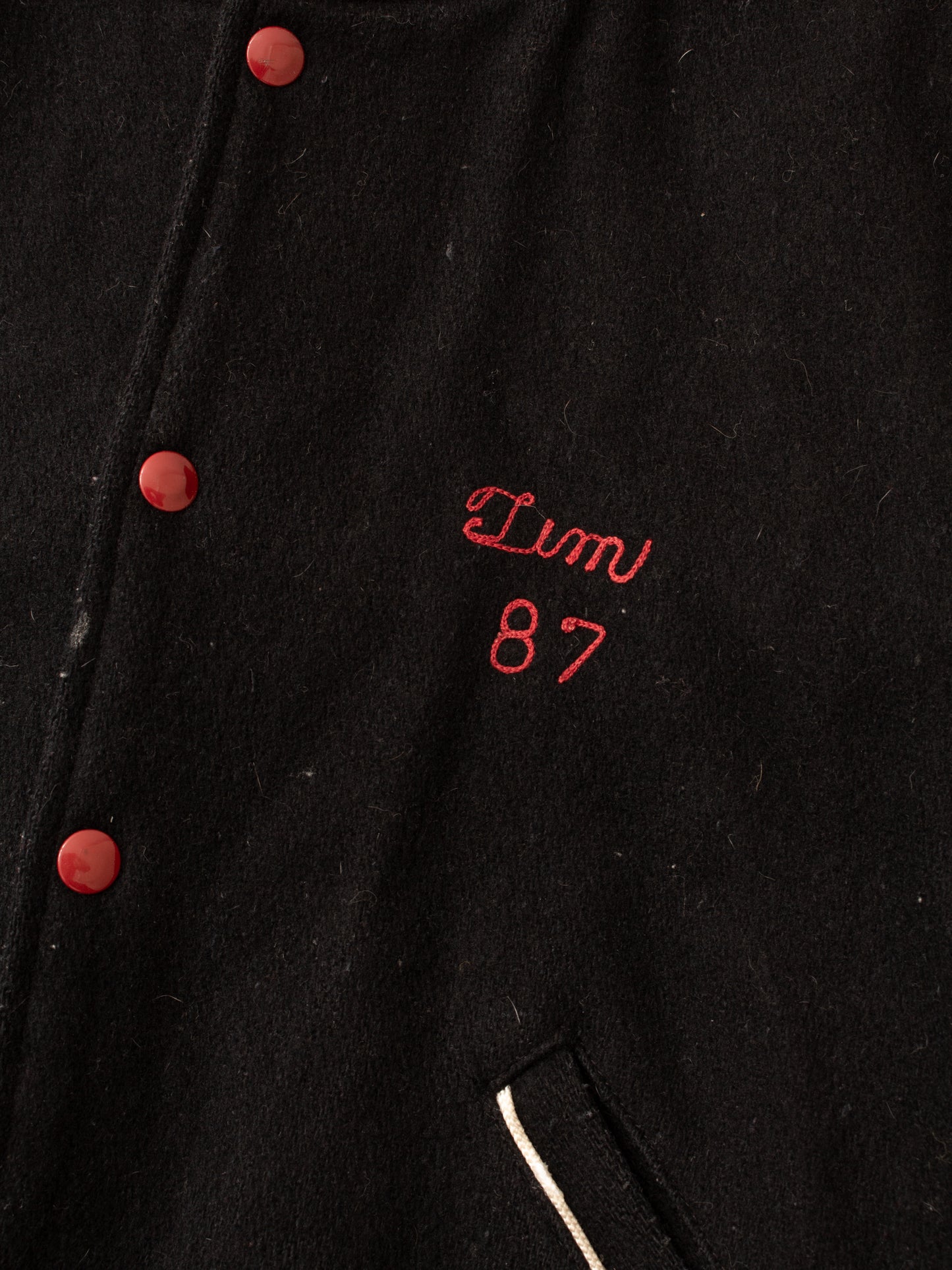 Vintage 1987 The Standard Pennant co Wool Varsity Jacket