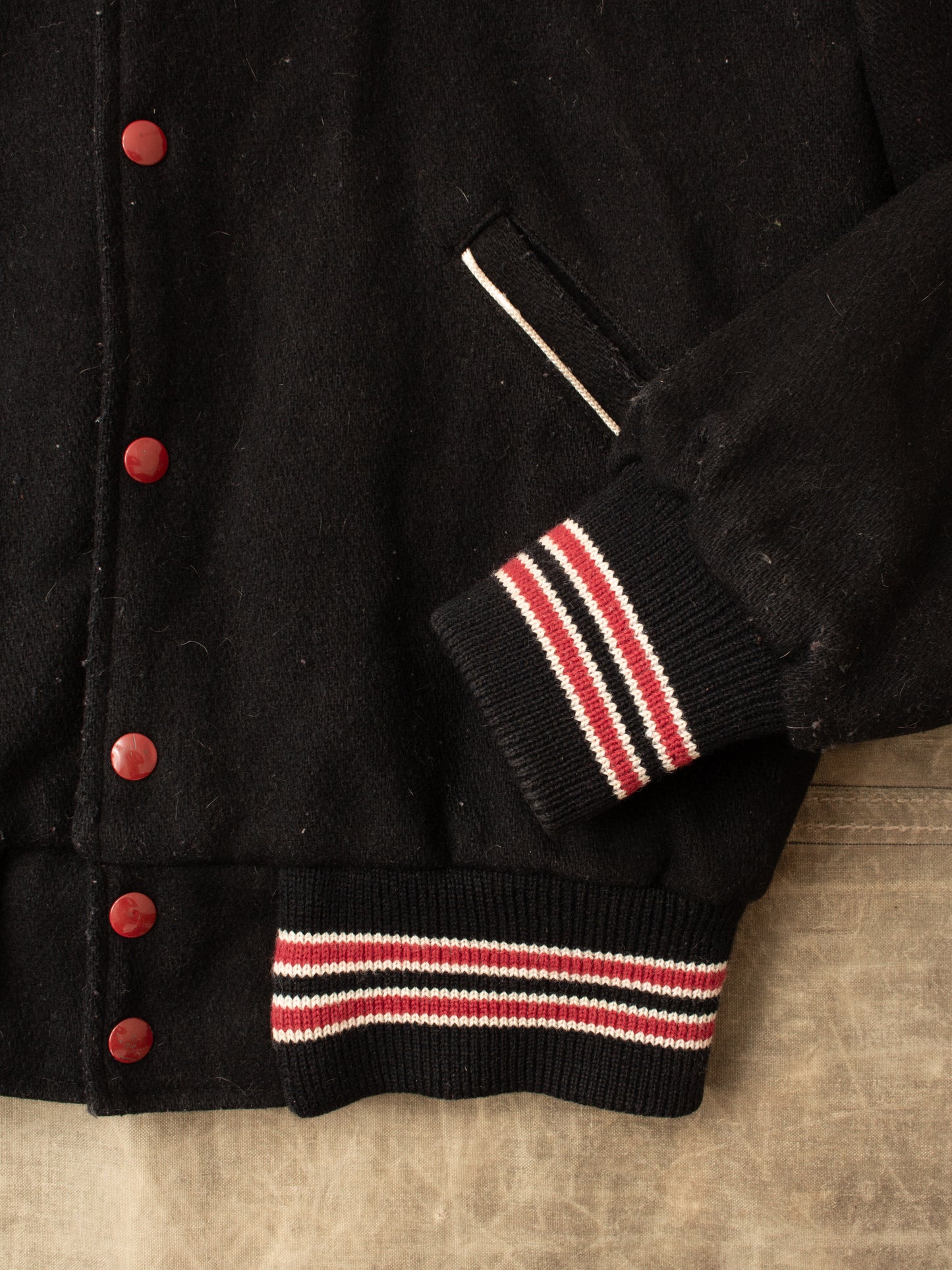 Vintage 1987 The Standard Pennant co Wool Varsity Jacket