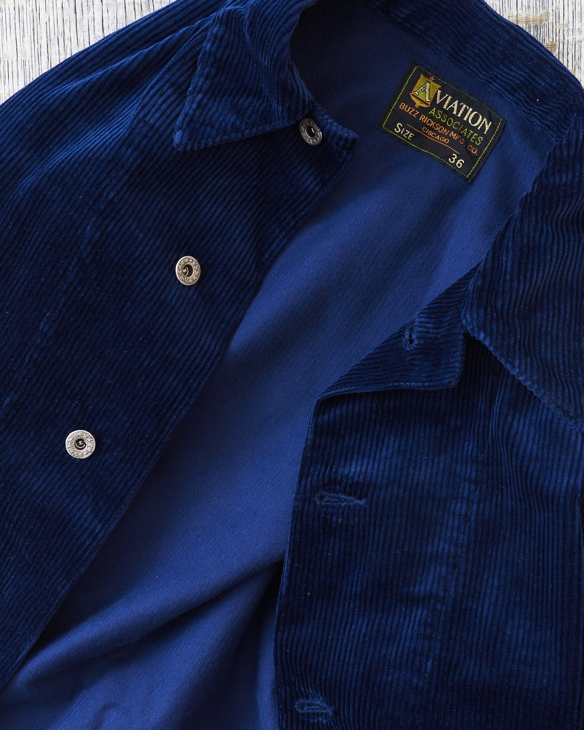 Buzz Rickson's Aviation Associates U.S. Army Working Jacket Corduroy Navy