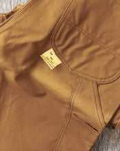 [SUN BLEACHED] Sugar Cane 13oz. Brown Duck Work Pants SC41824