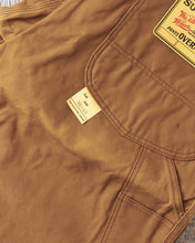 [SUN BLEACHED] Sugar Cane 13oz. Brown Duck Work Pants SC41824