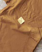 [SUN BLEACHED] Sugar Cane 13oz. Brown Duck Work Pants SC41824