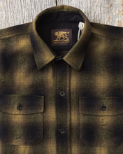 Indigofera Iconic Wool Check Shirt Black / Brown / Olive