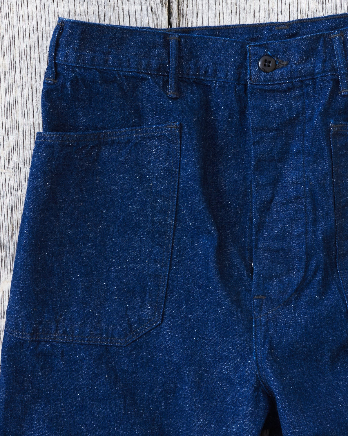 OrSlow Piped Straight Denim Pants