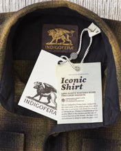 Indigofera Iconic Wool Check Shirt Black / Brown / Olive