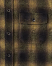 Indigofera Iconic Wool Check Shirt Black / Brown / Olive