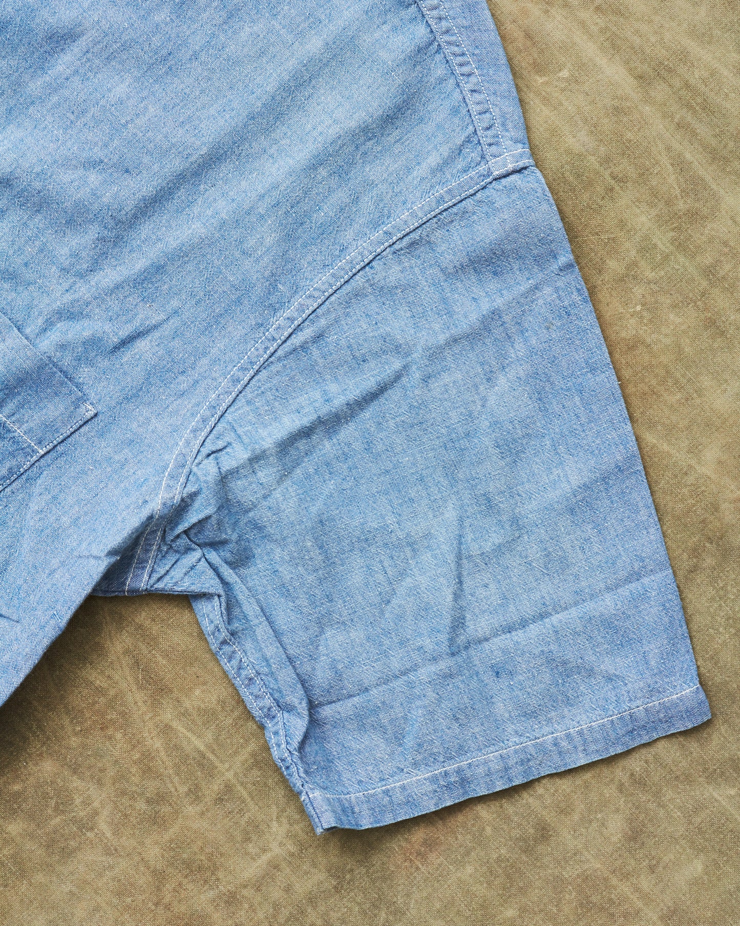 Vintage 1960's Big Mac Chambray Short Sleeve Shirt M