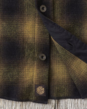 Indigofera Iconic Wool Check Shirt Black / Brown / Olive