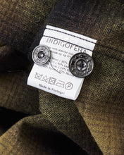 Indigofera Iconic Wool Check Shirt Black / Brown / Olive