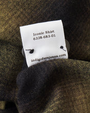 Indigofera Iconic Wool Check Shirt Black / Brown / Olive