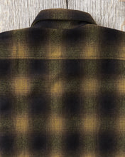 Indigofera Iconic Wool Check Shirt Black / Brown / Olive