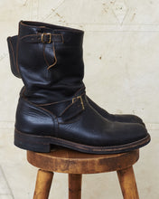 Second Hand Double RL Murdock Engineer Boots Black Size US 10