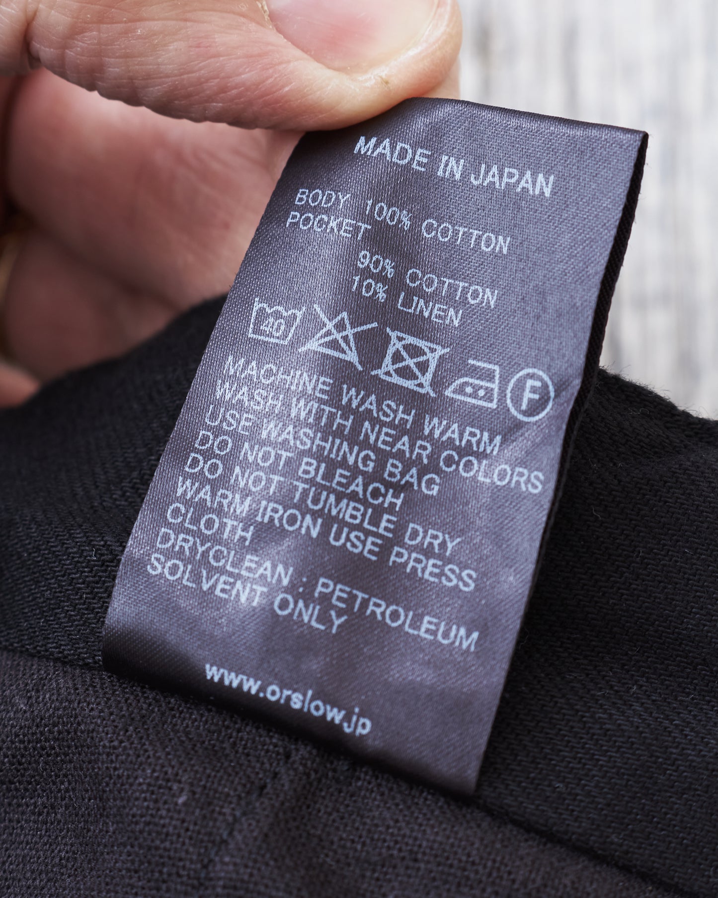 OrSlow 5252 M–52 French Army Trouser Black