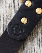 Lone Wolf Leathers Belt Black Horween CXL Brass Buckle